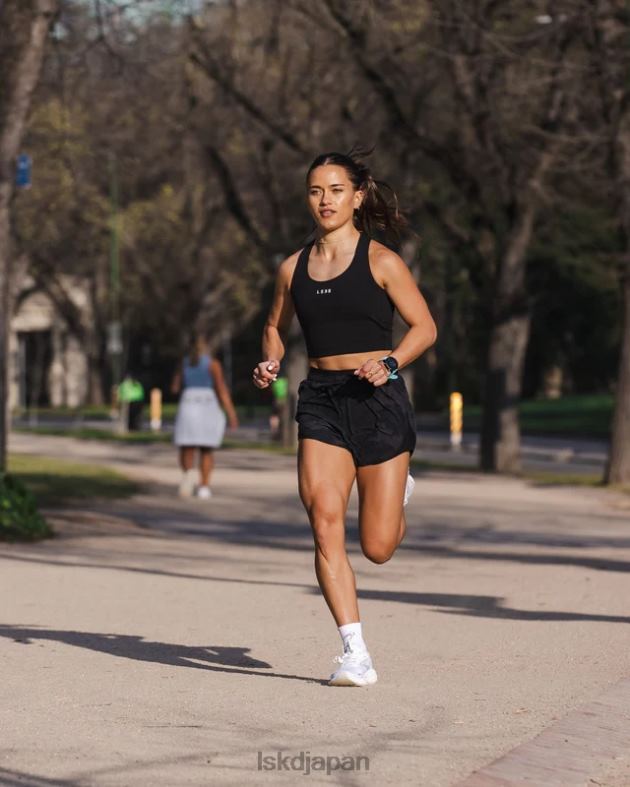 ダイナミック ラン ショート - ブラック カモフラージュ LSKD 女性 衣服 082HP776