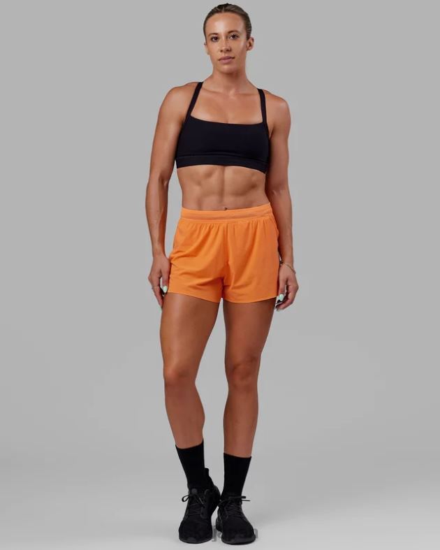 ウルトラエア裏地付きパフォーマンスショート - ネクタリン LSKD 女性 衣服 082HP780