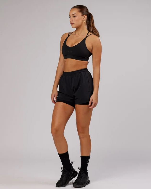 チャレンジャー ライナー ラン ショート - ブラック LSKD 女性 衣服 082HP782