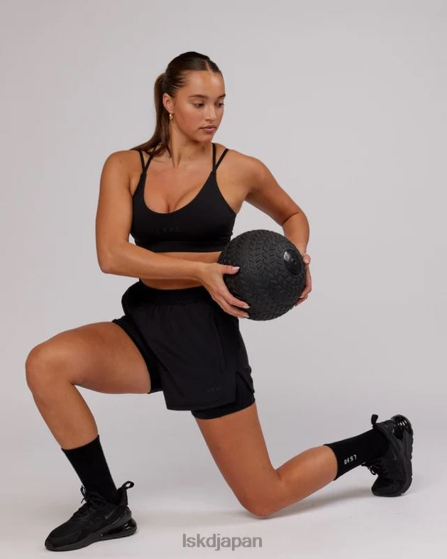 チャレンジャー ライナー ラン ショート - ブラック LSKD 女性 衣服 082HP782