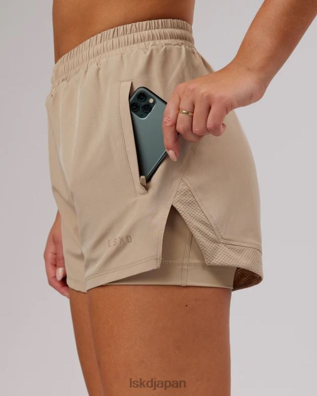 チャレンジャーライナー ランショート - トープ LSKD 女性 衣服 082HP783