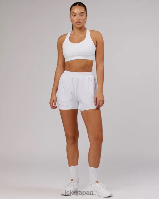 チャレンジャーライナー ランショート - ホワイト LSKD 女性 衣服 082HP787