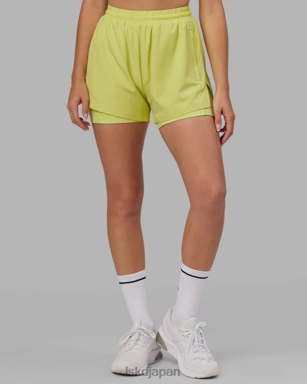 チャレンジャーライナー ランショート - シトラスグリーン LSKD 女性 衣服 082HP788
