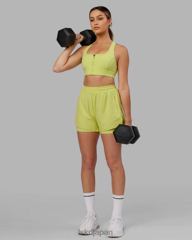 チャレンジャーライナー ランショート - シトラスグリーン LSKD 女性 衣服 082HP788