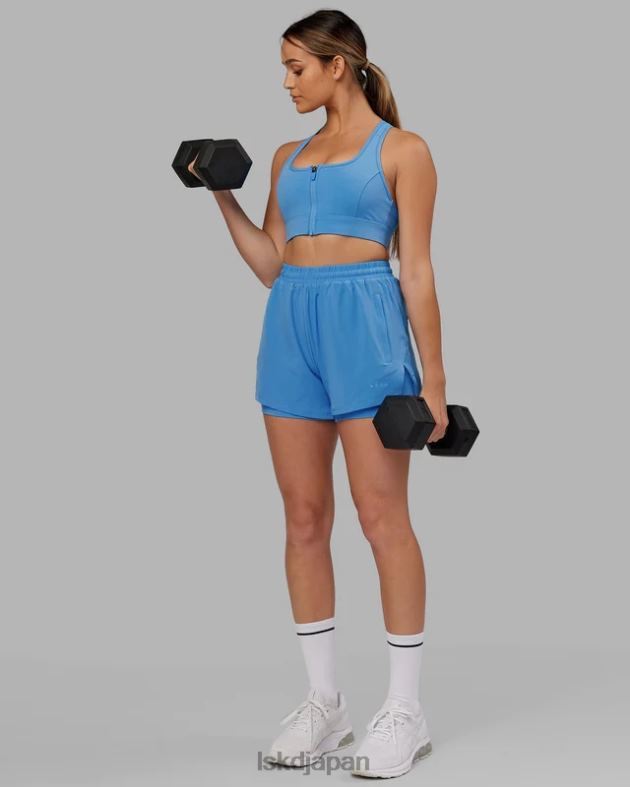 チャレンジャーライナー ランショート - アジュールブルー LSKD 女性 衣服 082HP789
