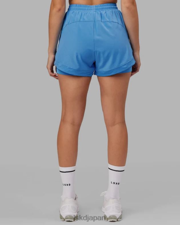 チャレンジャーライナー ランショート - アジュールブルー LSKD 女性 衣服 082HP789