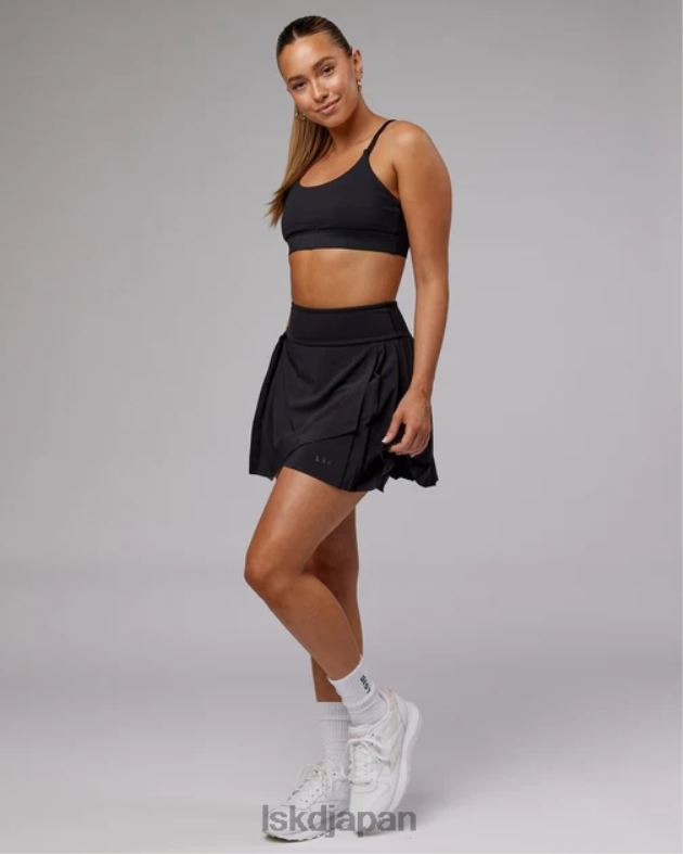 ラリースカート - ブラック LSKD 女性 衣服 082HP808