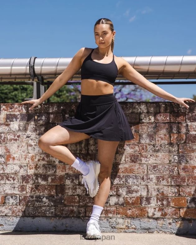 ラリースカート - ブラック LSKD 女性 衣服 082HP808