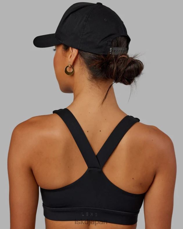 構造スナップバック キャップ - ブラックホワイト LSKD ユニセックス アクセサリー 082HP824