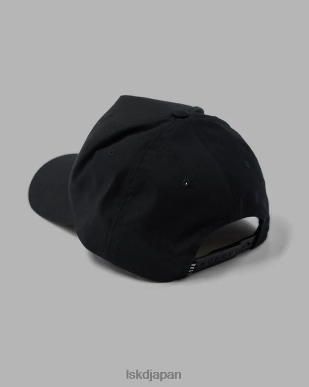 構造スナップバック キャップ - ブラックホワイト LSKD ユニセックス アクセサリー 082HP824
