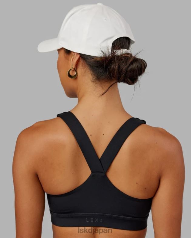 クラシックなストラップバックハット - ホワイト LSKD ユニセックス アクセサリー 082HP825