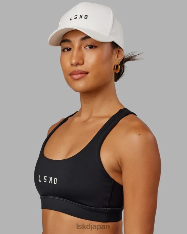 クラシックなストラップバックハット - ホワイト LSKD ユニセックス アクセサリー 082HP825