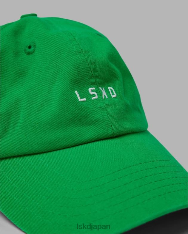 コンパクトハット - 洗いざらしの鮮やかなグリーン LSKD ユニセックス アクセサリー 082HP832