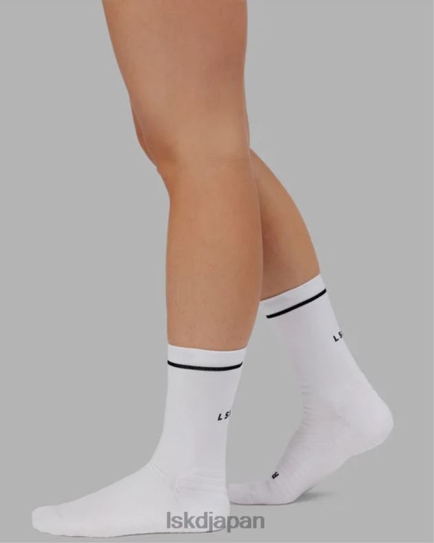高速パフォーマンス ソックス - ホワイト LSKD ユニセックス アクセサリー 082HP847