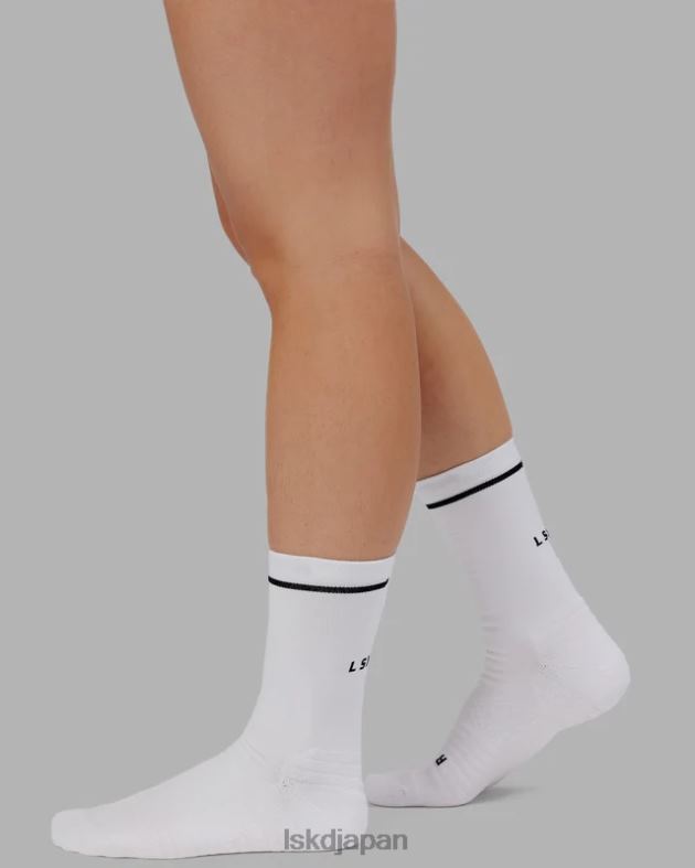 高速パフォーマンス ソックス - ホワイト LSKD ユニセックス アクセサリー 082HP847