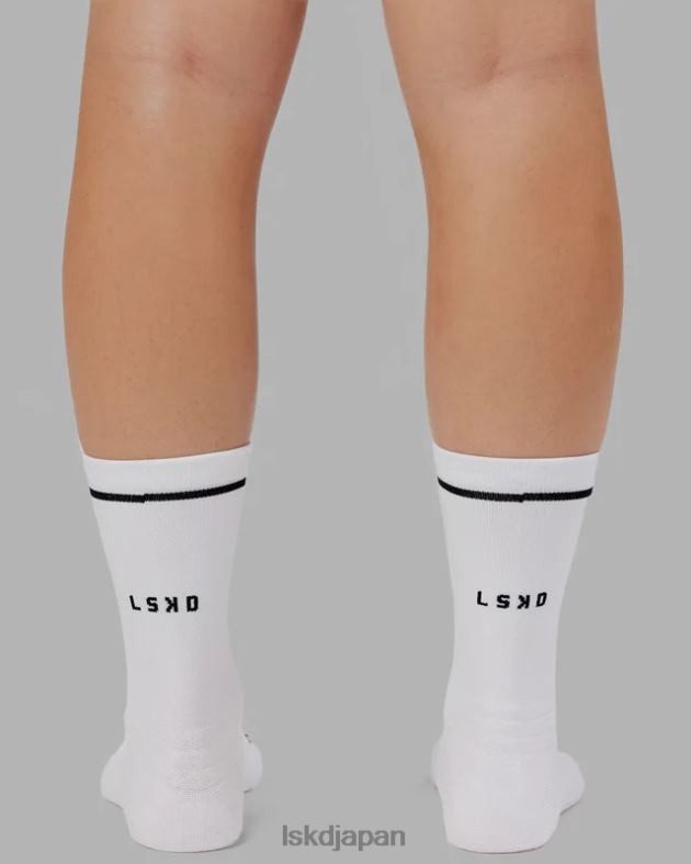 高速パフォーマンス ソックス - ホワイト LSKD ユニセックス アクセサリー 082HP847
