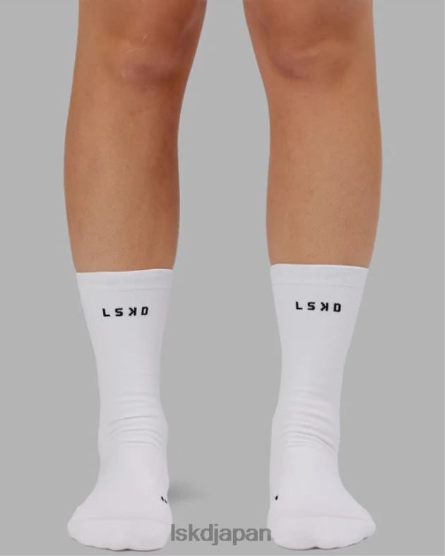 レップ パフォーマンス クルー ソックス - ホワイト LSKD ユニセックス アクセサリー 082HP852