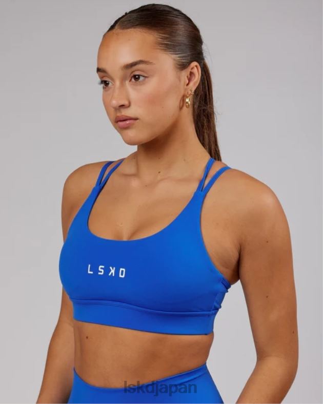 ブリッジスポーツブラ - ストロングブルー LSKD 女性 衣服 082HP86