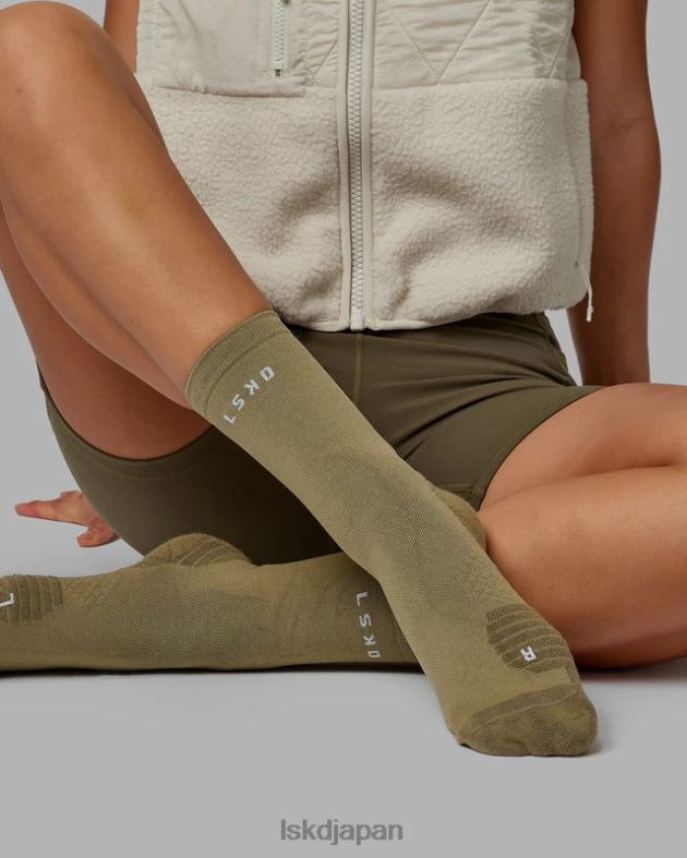レップ パフォーマンス クルー ソックス - オリーブフェード LSKD ユニセックス アクセサリー 082HP864