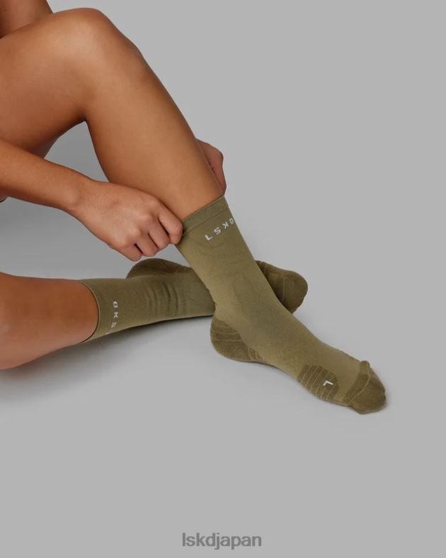レップ パフォーマンス クルー ソックス - オリーブフェード LSKD ユニセックス アクセサリー 082HP864