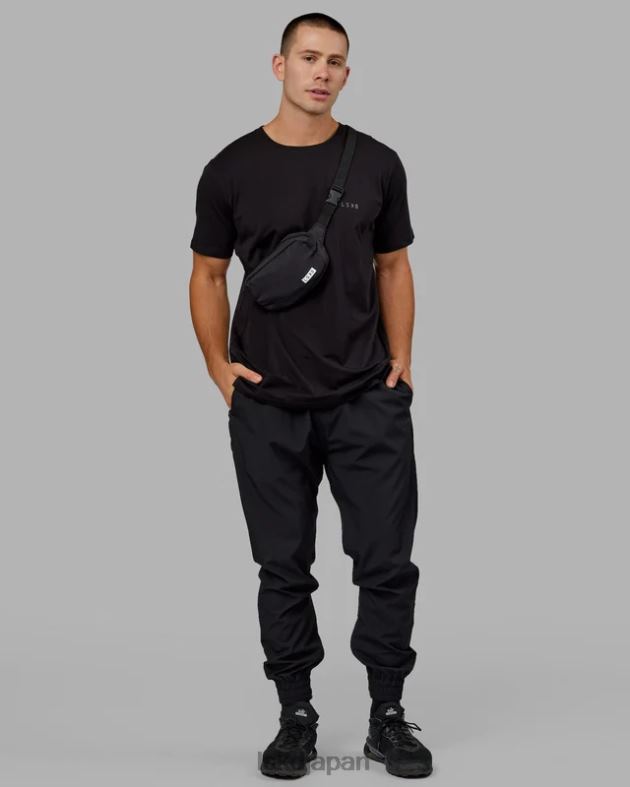 ベースクロスボディバッグ - ブラックホワイト LSKD ユニセックス アクセサリー 082HP875