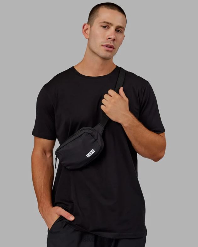 ベースクロスボディバッグ - ブラックホワイト LSKD ユニセックス アクセサリー 082HP875