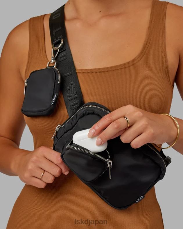 デイリークロスボディバッグ - ブラック LSKD ユニセックス アクセサリー 082HP877