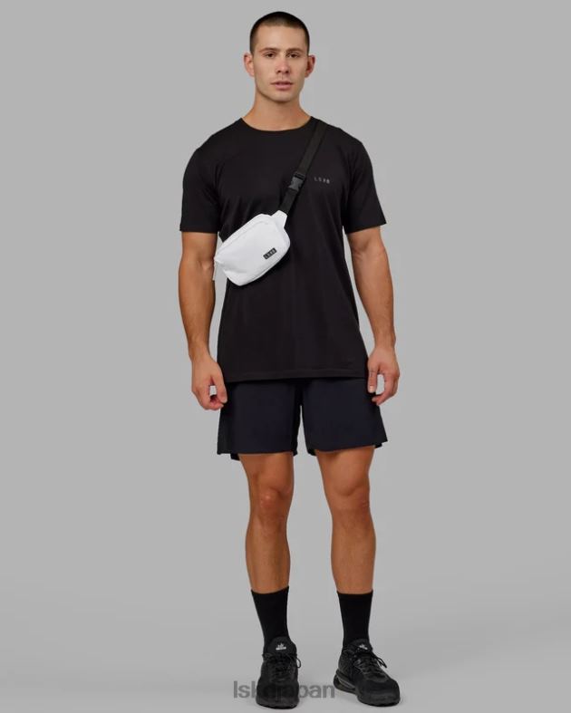 ベースクロスボディバッグ - ホワイトブラック LSKD ユニセックス アクセサリー 082HP891