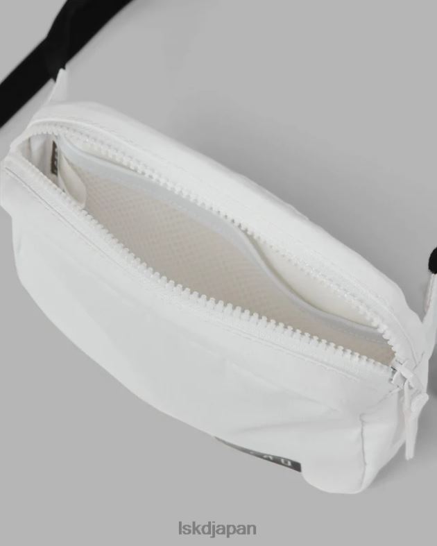 ベースクロスボディバッグ - ホワイトブラック LSKD ユニセックス アクセサリー 082HP891