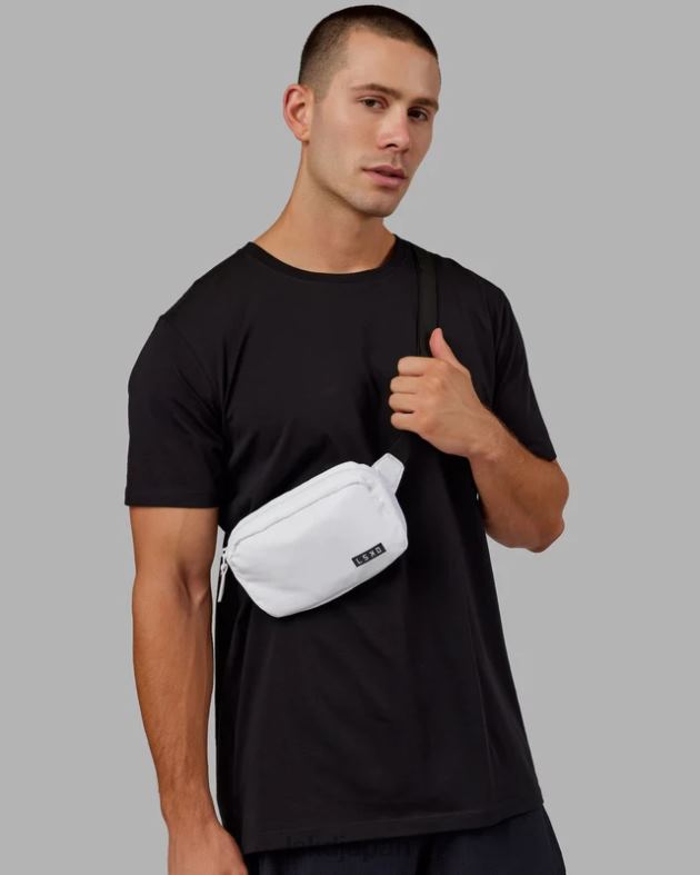 ベースクロスボディバッグ - ホワイトブラック LSKD ユニセックス アクセサリー 082HP891