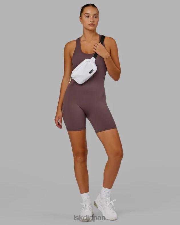 ベースクロスボディバッグ - ホワイトブラック LSKD ユニセックス アクセサリー 082HP891