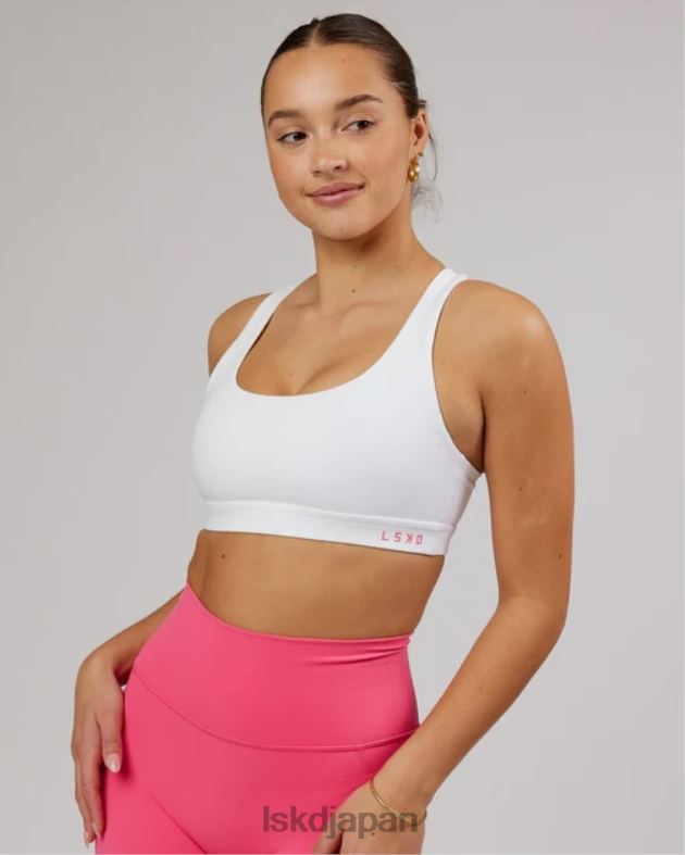 ベーススポーツブラ - ホワイトフラミンゴ LSKD 女性 衣服 082HP90