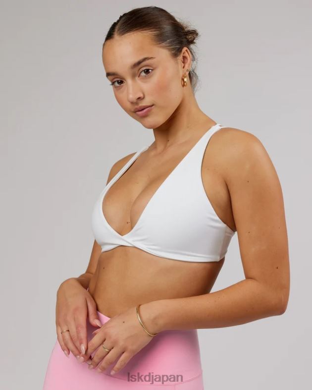 アジャイルスポーツブラ - ホワイトフラミンゴ LSKD 女性 衣服 082HP93