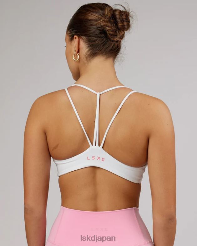 アジャイルスポーツブラ - ホワイトフラミンゴ LSKD 女性 衣服 082HP93