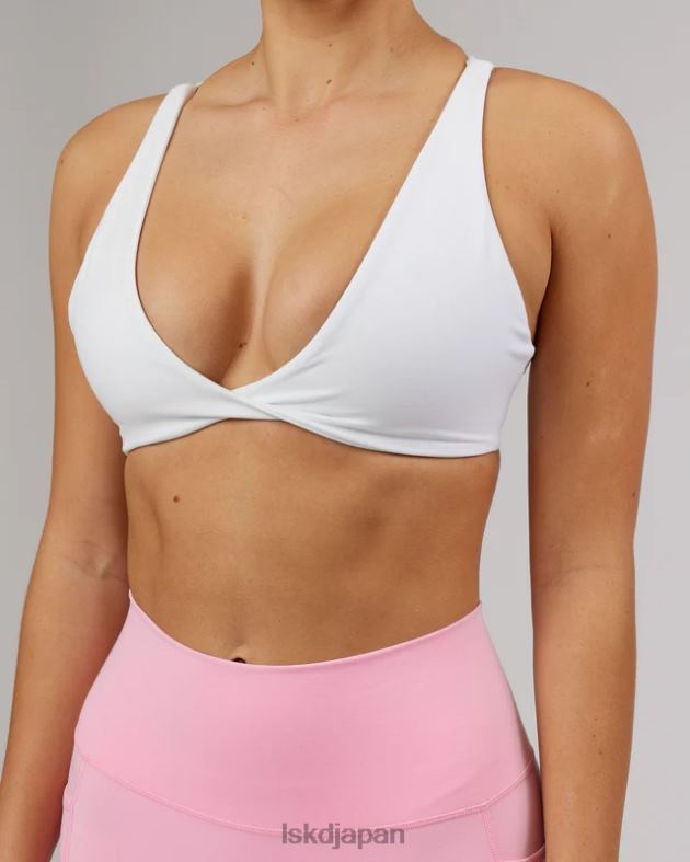 アジャイルスポーツブラ - ホワイトフラミンゴ LSKD 女性 衣服 082HP93