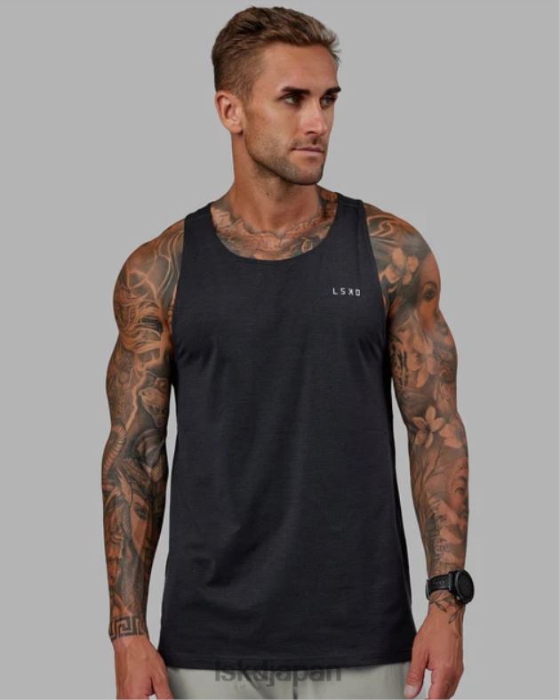 パフォーム ヴェイパーフレックス タンク - ブラックメランジ LSKD 男性 衣服 082HP992