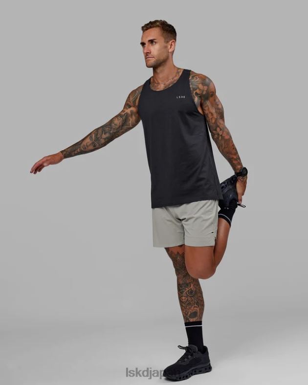 パフォーム ヴェイパーフレックス タンク - ブラックメランジ LSKD 男性 衣服 082HP992