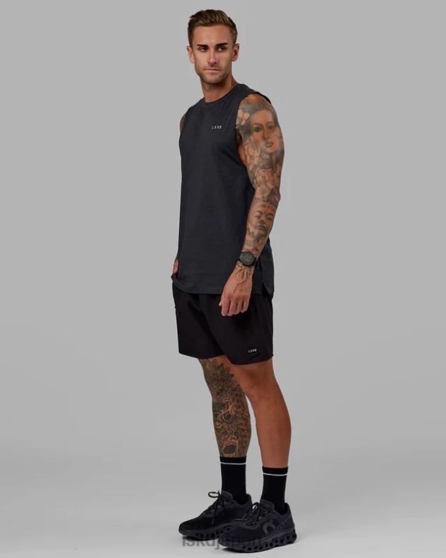 パフォーム ヴェイパーフレックス マッスルタンク - ブラックメランジ LSKD 男性 衣服 082HP998