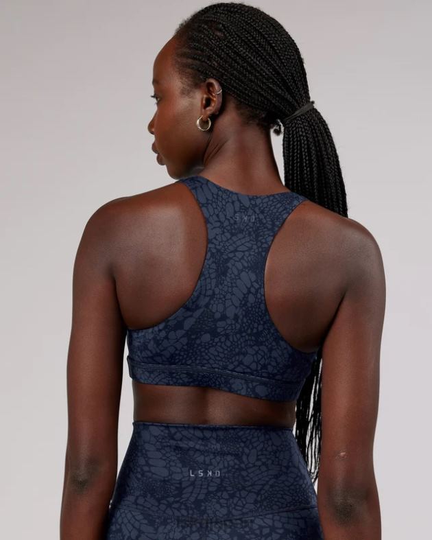 ベーススポーツブラ - ネイビーマンバ LSKD 女性 衣服 082HP99