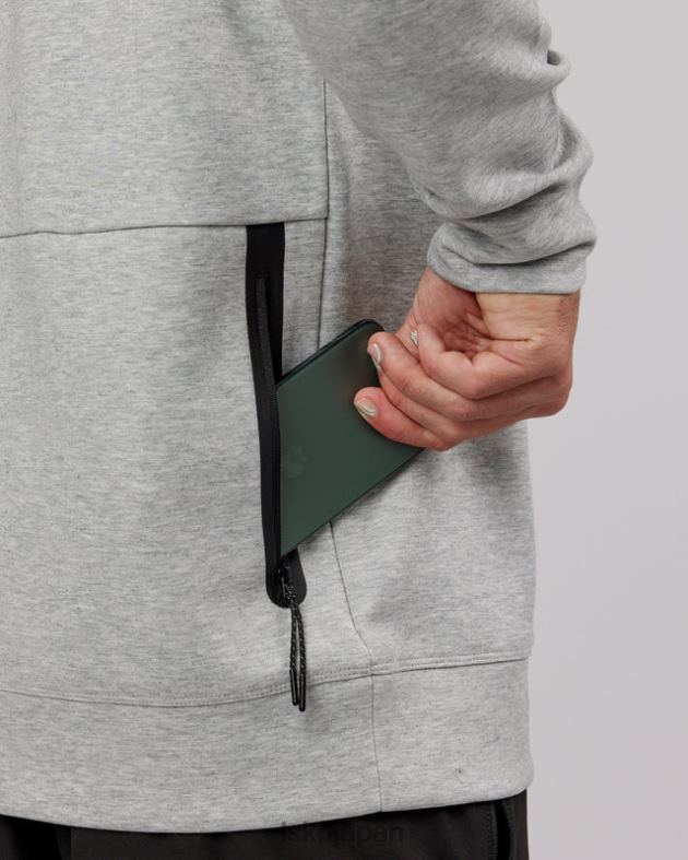 アスリート フォージドフリース セーター - LT グレーメランジ LSKD 男性 衣服 082HP1034