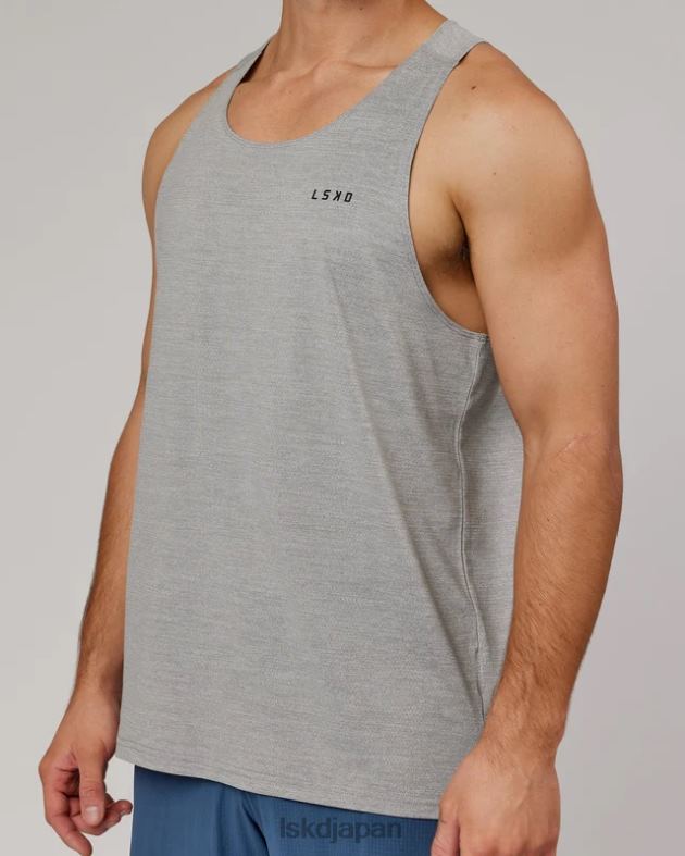 パフォーム ヴェイパーフロクス タンク - LT グレーメランジ LSKD 男性 衣服 082HP993
