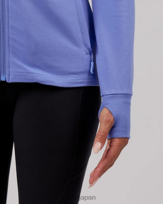 PB ジップスルーパーカー - コーンフラワーブルー LSKD 女性 衣服 082HP403