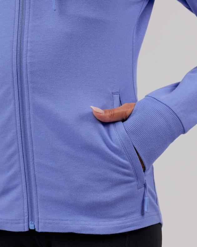 PB ジップスルーパーカー - コーンフラワーブルー LSKD 女性 衣服 082HP403