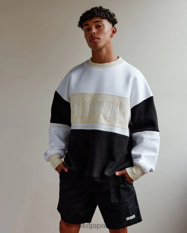 Sportif セーター オーバーサイズ - ボーンマルチ LSKD ユニセックス 衣服 082HP401