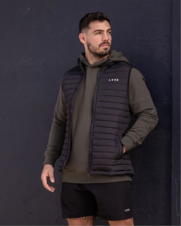 Uplift Puffer ベスト - ブラックフェード LSKD 男性 衣服 082HP1053