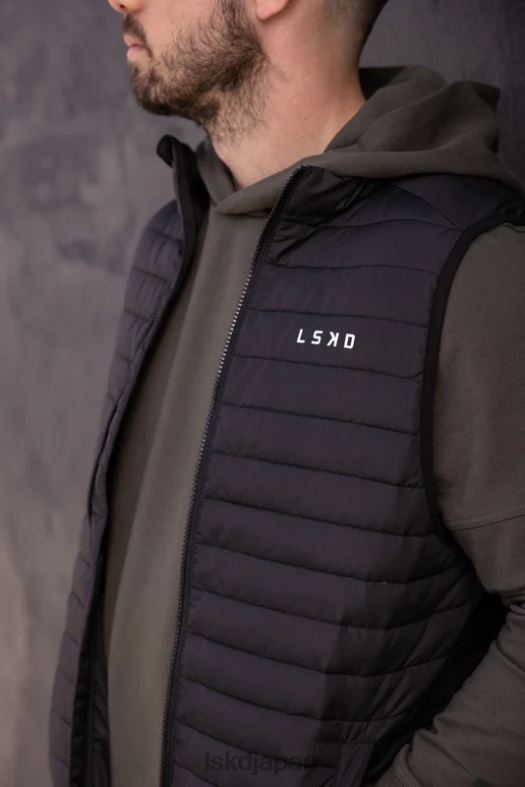 Uplift Puffer ベスト - ブラックフェード LSKD 男性 衣服 082HP1053