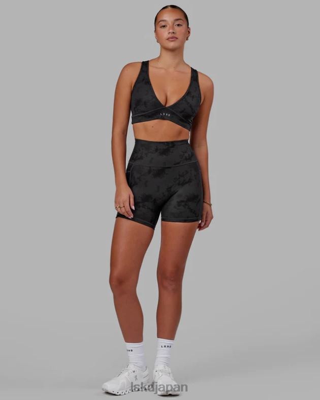 フュージョン Xレングス ショート - ブラック タイダイ LSKD 女性 衣服 082HP588