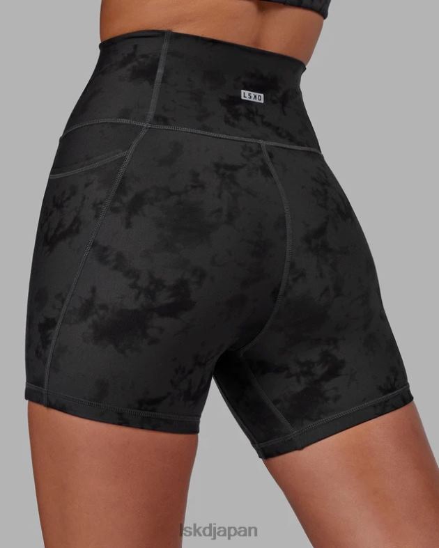 フュージョン Xレングス ショート - ブラック タイダイ LSKD 女性 衣服 082HP588