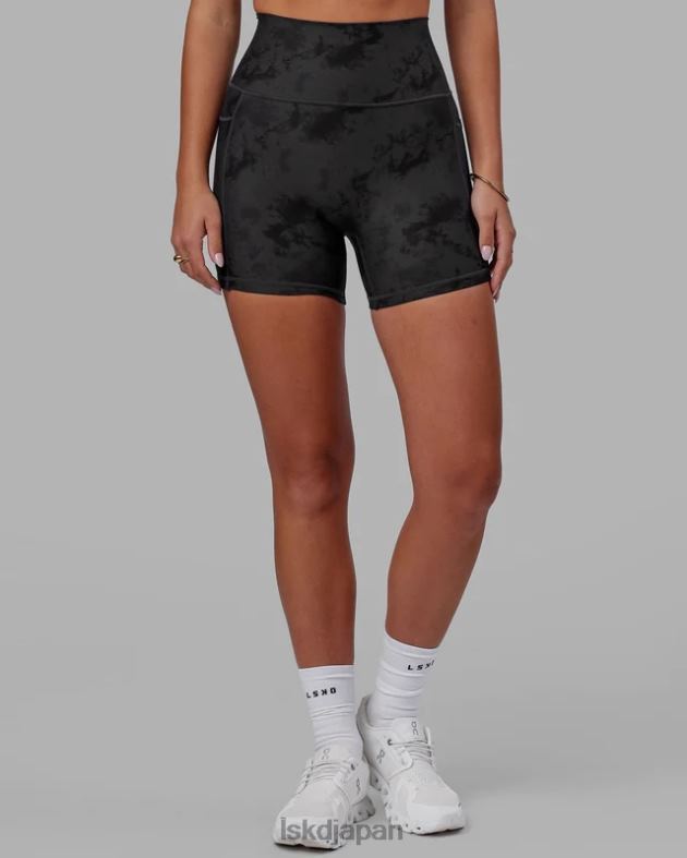 フュージョン Xレングス ショート - ブラック タイダイ LSKD 女性 衣服 082HP588