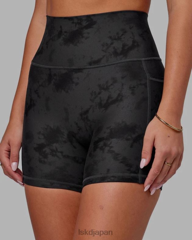 フュージョン Xレングス ショート - ブラック タイダイ LSKD 女性 衣服 082HP588